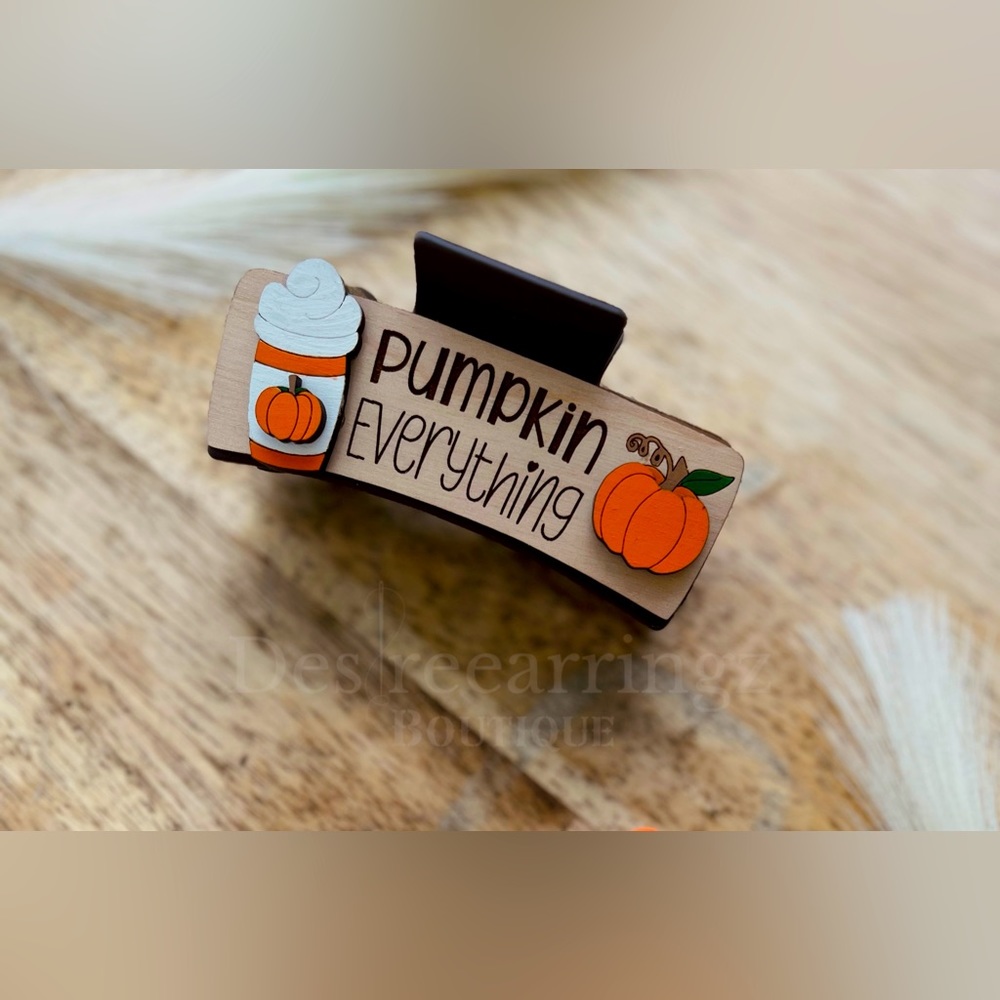 Pumpkin Hair Clips